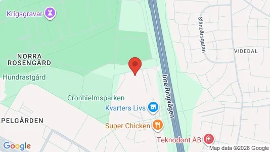 Lägenheter att hyra i Rosengård - kort over placeringen