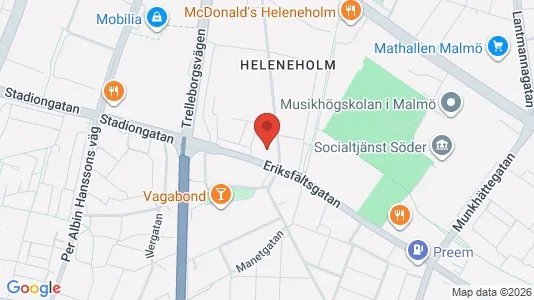 Lägenheter att hyra i Sofielund - kort over placeringen