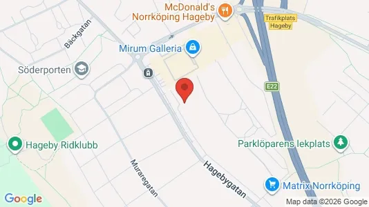 Lägenheter att hyra i Norrköping - kort over placeringen