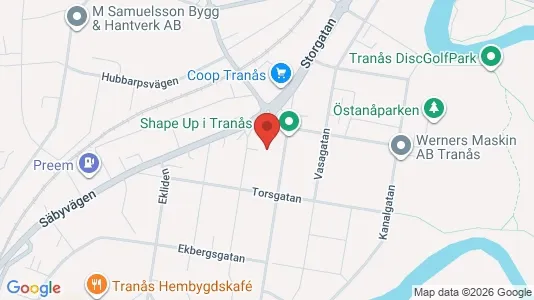 Lägenheter att hyra i Tranås - kort over placeringen