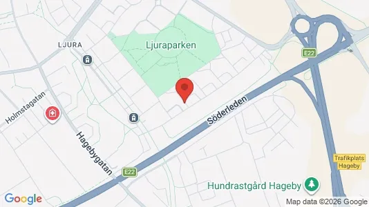 Lägenheter att hyra i Norrköping - kort over placeringen