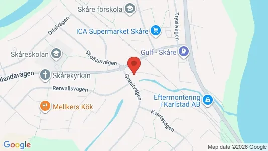 Lägenheter att hyra i Karlstad - kort over placeringen