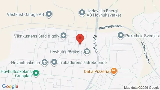 Lägenheter att hyra i Uddevalla - kort over placeringen