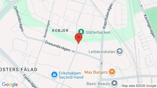 Lägenheter att hyra i Lund - kort over placeringen