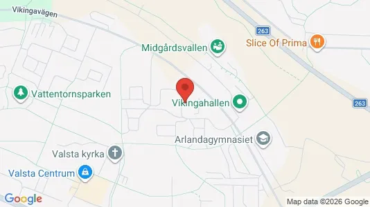 Lägenheter att hyra i Sigtuna - kort over placeringen