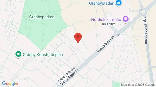 Lägenheter att hyra i Uppsala - kort over placeringen
