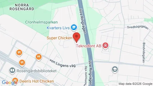 Lägenheter att hyra i Rosengård - kort over placeringen