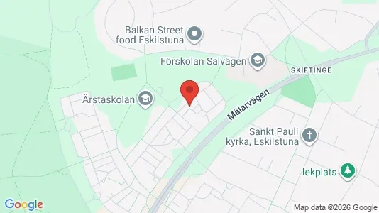 Lägenheter att hyra i Eskilstuna - kort over placeringen
