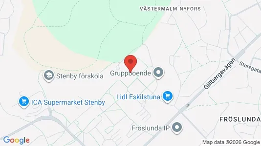 Lägenheter att hyra i Eskilstuna - kort over placeringen