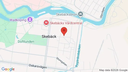 Lägenheter att hyra i Örebro - kort over placeringen