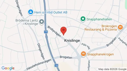 Lägenheter att hyra i Östra Göinge - kort over placeringen
