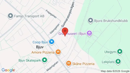 Lägenheter att hyra i Bjuv - kort over placeringen