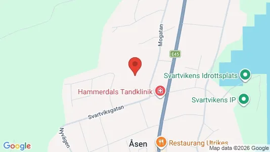 Lägenheter att hyra i Strömsund - kort over placeringen
