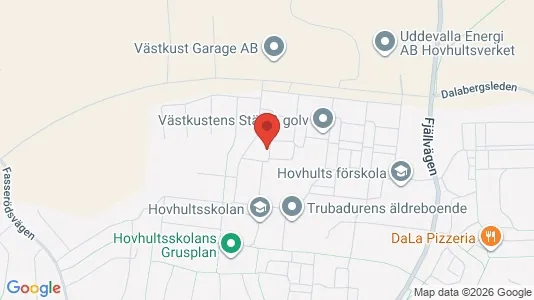 Lägenheter att hyra i Uddevalla - kort over placeringen