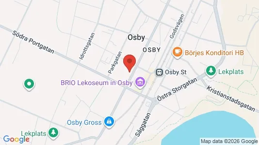 Lägenheter att hyra i Osby - kort over placeringen