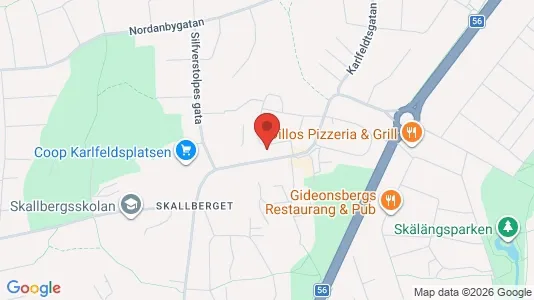 Lägenheter att hyra i Västerås - kort over placeringen