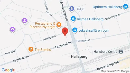 Lägenheter att hyra i Hallsberg - kort over placeringen
