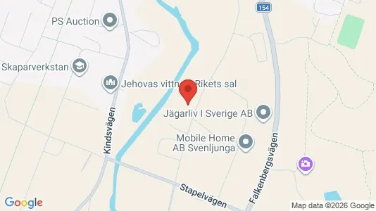 Lägenheter att hyra i Svenljunga - kort over placeringen