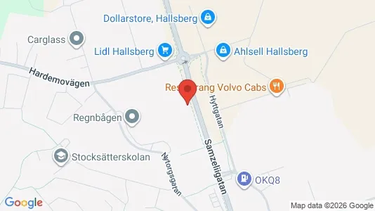 Lägenheter att hyra i Hallsberg - kort over placeringen