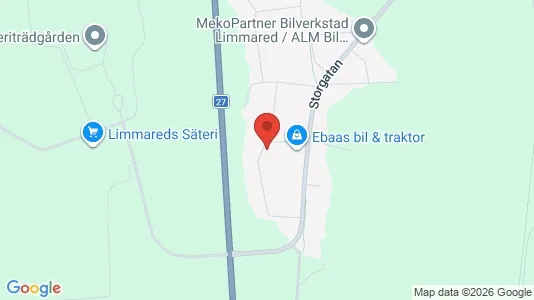 Lägenheter att hyra i Tranemo - kort over placeringen
