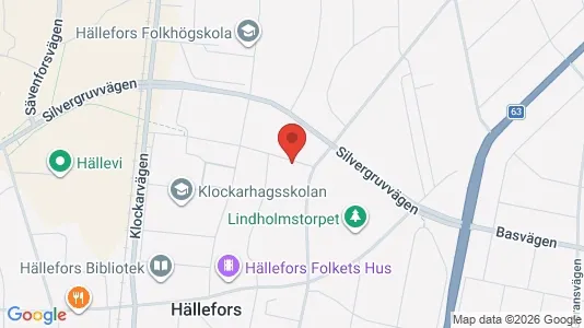 Lägenheter att hyra i Hällefors - kort over placeringen