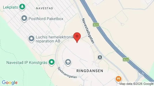 Lägenheter att hyra i Norrköping - kort over placeringen
