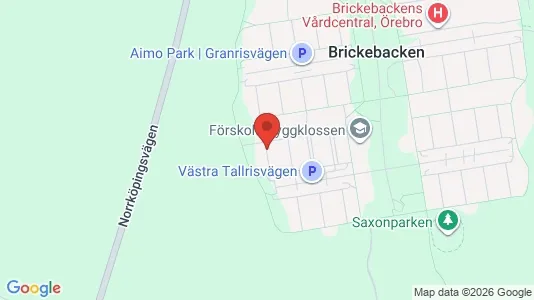 Lägenheter att hyra i Örebro - kort over placeringen