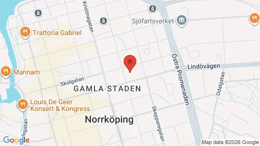 Lägenheter att hyra i Norrköping - kort over placeringen