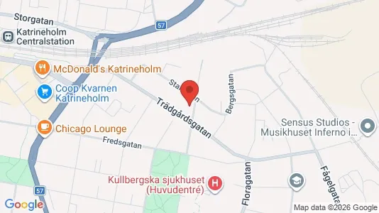 Lägenheter att hyra i Katrineholm - kort over placeringen