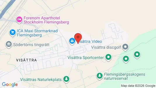 Lägenheter att hyra i Huddinge - kort over placeringen
