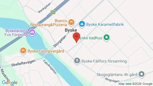 Lägenheter att hyra i Skellefteå - kort over placeringen