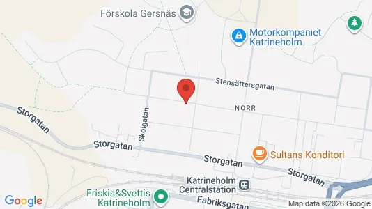Lägenheter att hyra i Katrineholm - kort over placeringen