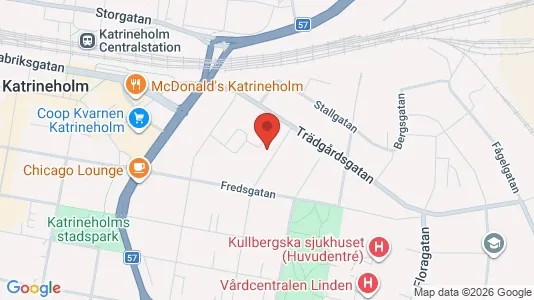 Lägenheter att hyra i Katrineholm - kort over placeringen