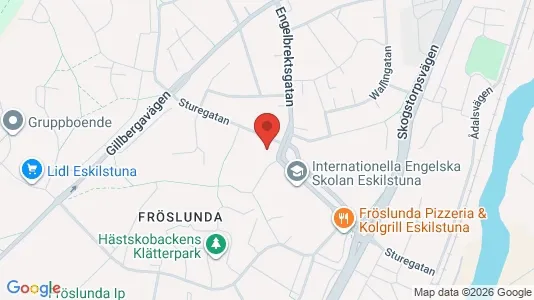 Lägenheter att hyra i Eskilstuna - kort over placeringen