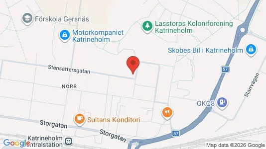 Lägenheter att hyra i Katrineholm - kort over placeringen