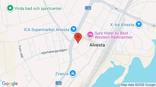 Lägenheter att hyra i Alvesta - kort over placeringen