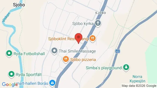 Lägenheter att hyra i Borås - kort over placeringen