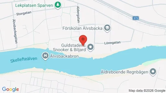 Lägenheter att hyra i Skellefteå - kort over placeringen