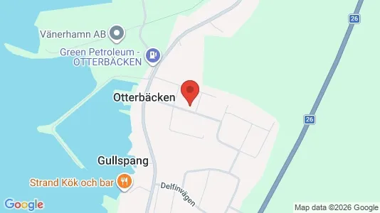 Lägenheter att hyra i Gullspång - kort over placeringen