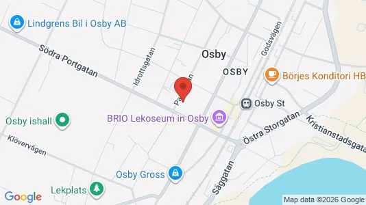 Lägenheter att hyra i Osby - kort over placeringen