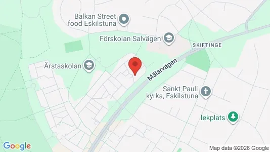 Lägenheter att hyra i Eskilstuna - kort over placeringen