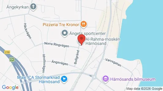 Lägenheter att hyra i Härnösand - kort over placeringen
