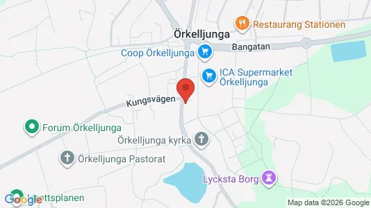 Lägenheter att hyra i Örkelljunga - kort over placeringen