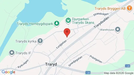 Lägenheter att hyra i Markaryd - kort over placeringen
