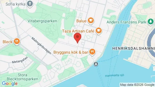 Lägenheter att hyra i Södermalm - kort over placeringen