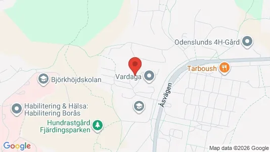 Lägenheter att hyra i Borås - kort over placeringen