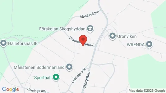 Lägenheter att hyra i Flen - kort over placeringen