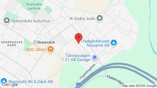 Lägenheter att hyra i Söderort - kort over placeringen