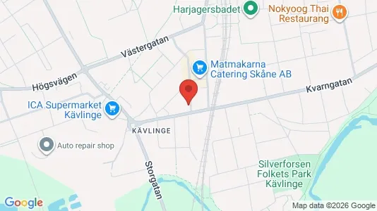 Lägenheter att hyra i Kävlinge - kort over placeringen