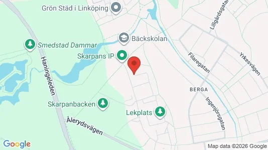 Lägenheter att hyra i Linköping - kort over placeringen
